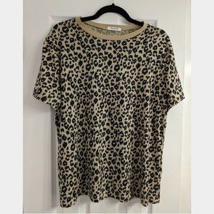 Blooming Jelly Leopard Print Top -- XL